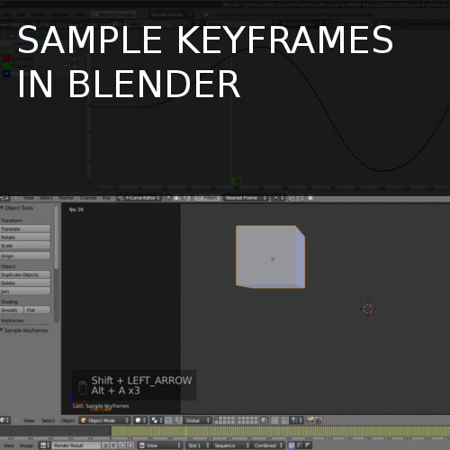 Sample Keyframes Blender Tutorial